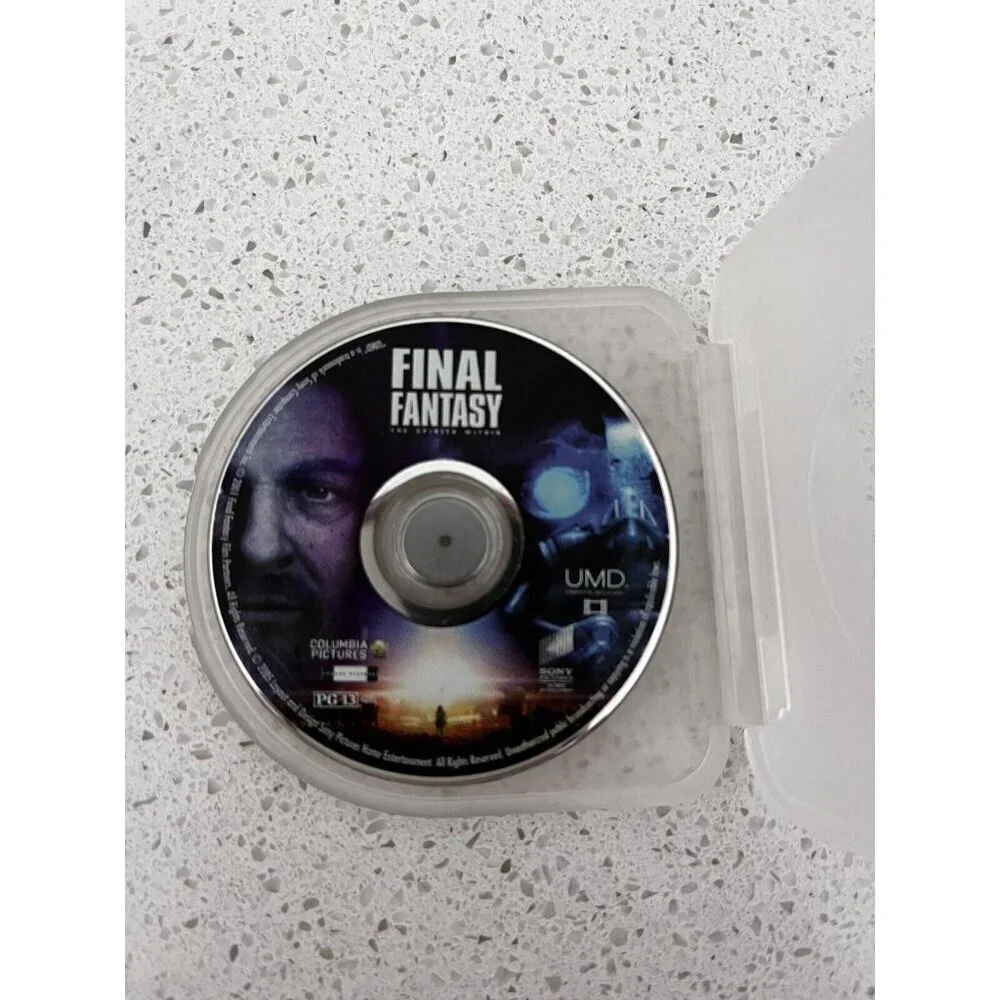 Psp Video Game Final Fantasy The Spirits Within Sony PlayStation In Case